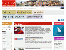 Tablet Screenshot of livinlovin.gr